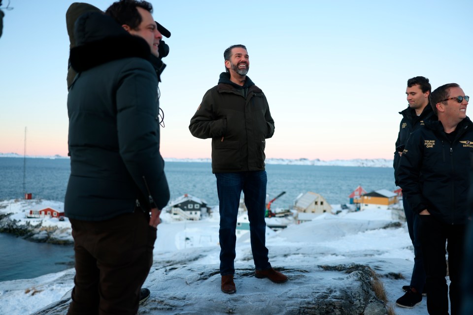Greenland's foreign affairs department said this is an unofficial visit set to last just a few hours