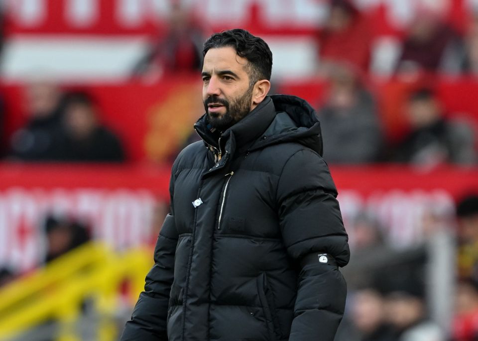 Ruben Amorim, Manchester United head coach.