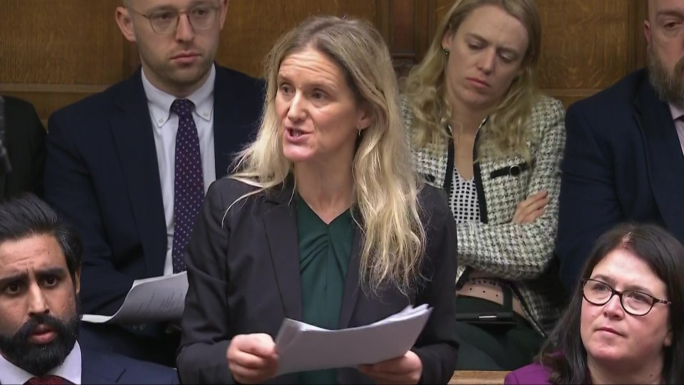 MP Kim Leadbetter speaking during a House of Commons debate.