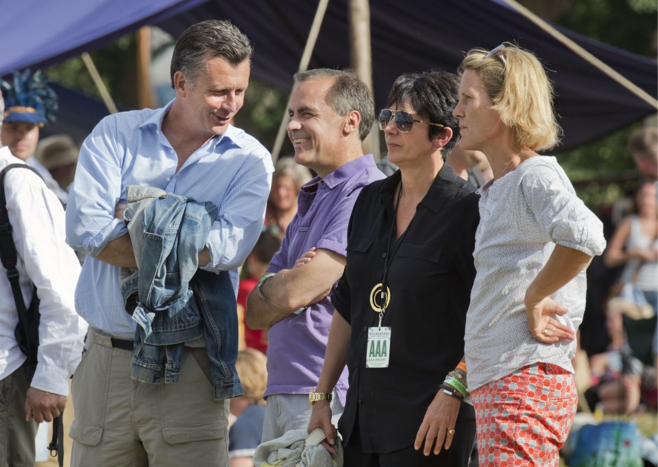 Group of people at an outdoor event.
