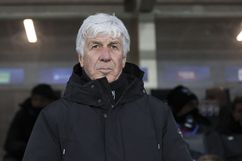 Gian Piero Gasperini, head coach of Atalanta BC.