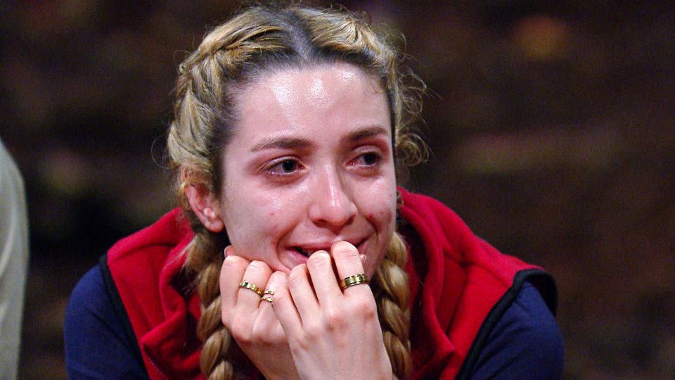 GK Barry reading letters on I'm a Celebrity...Get Me Out of Here!