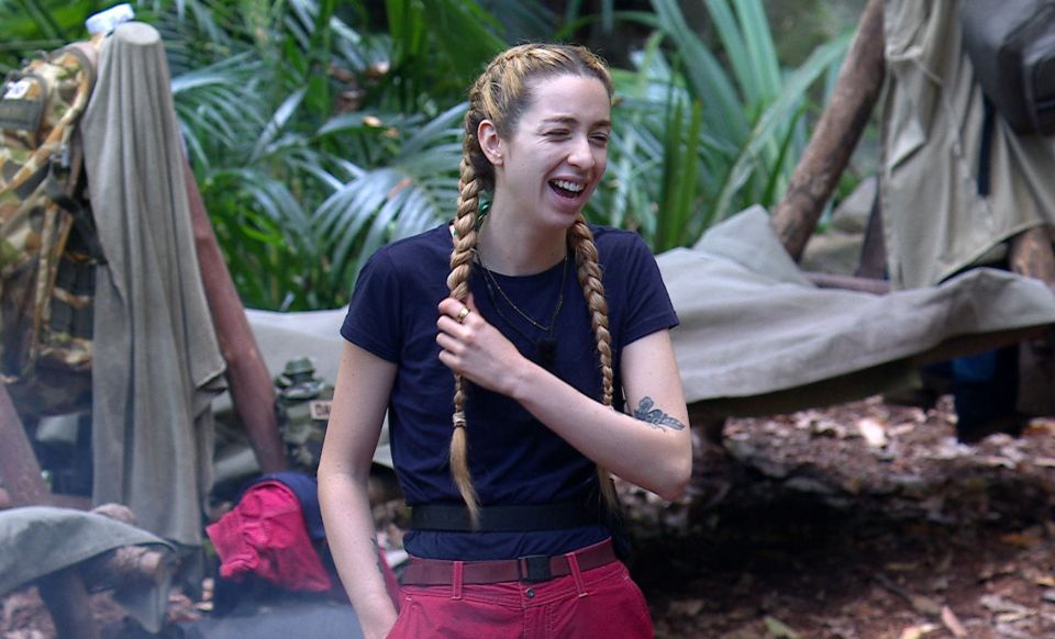 GK Barry laughing on I'm a Celebrity...Get Me Out of Here!