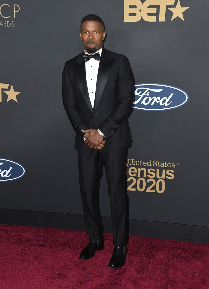 Jamie Foxx at the 51st NAACP Image Awards.