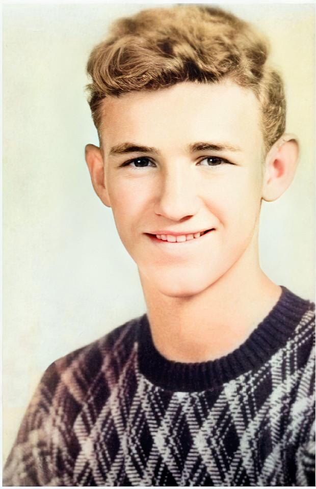 Gene Hackman at age 16.