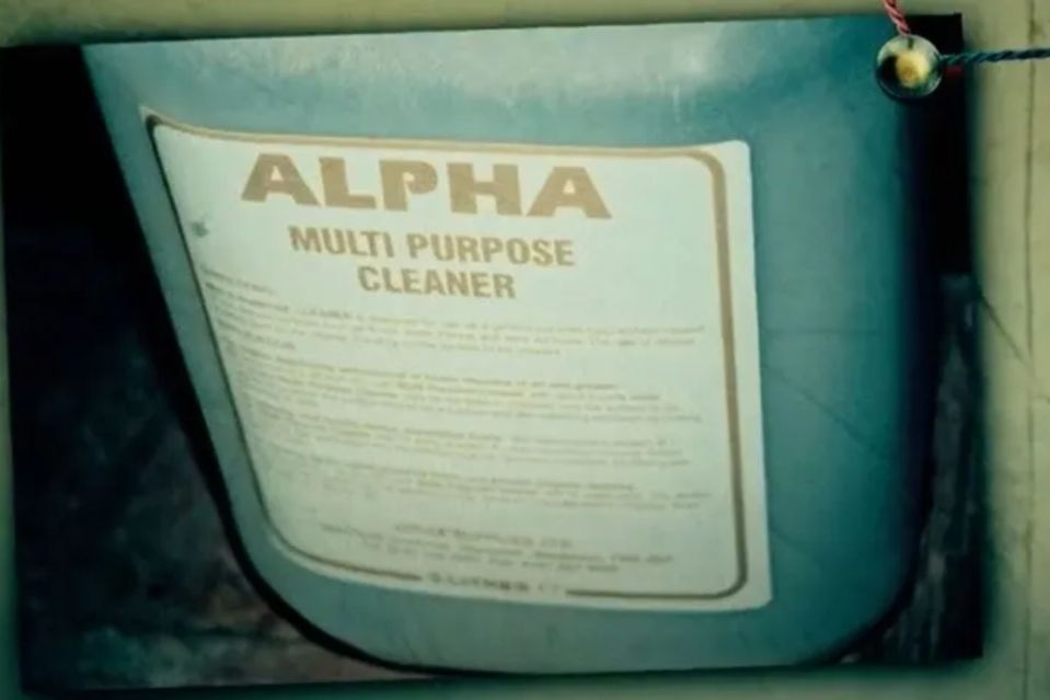 Alpha Multi Purpose Cleaner jug.