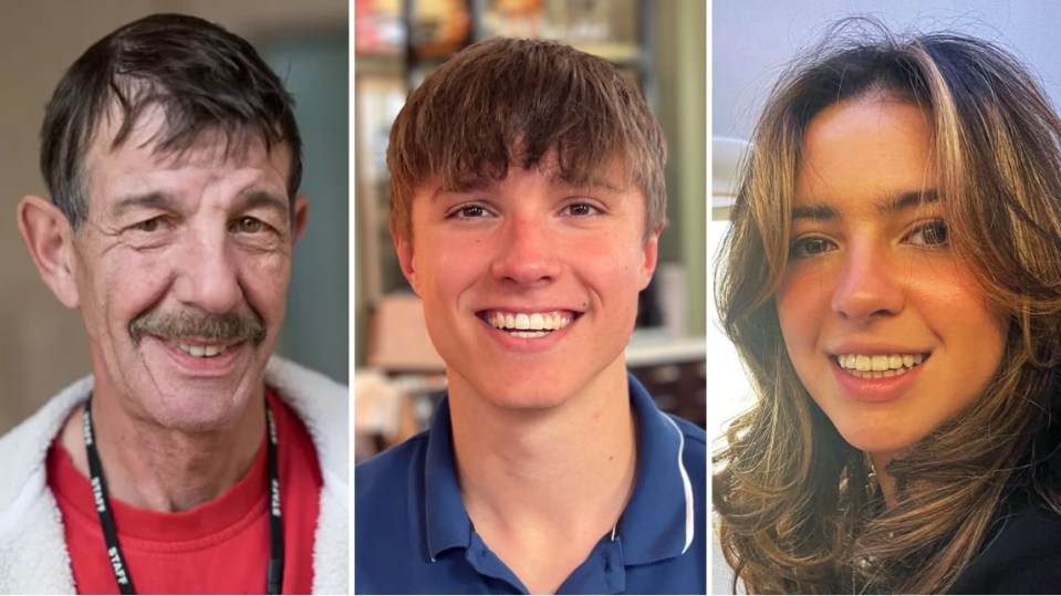 Photos of Ian Coates, Barnaby Webber, and Grace O'Malley-Kumar.