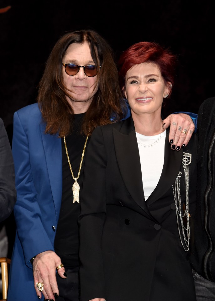 Ozzy and Sharon Osbourne at an event.