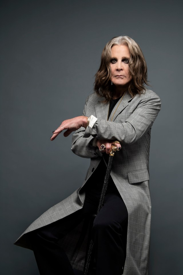Portrait of Ozzy Osbourne.