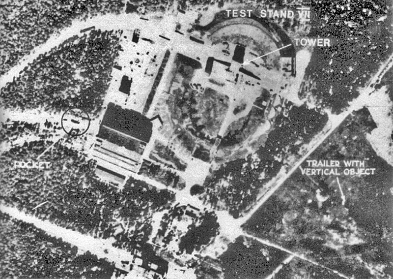Aerial view of the Peenemünde Army Research Center.