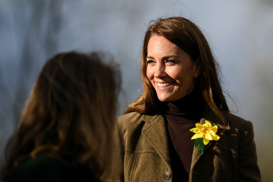 The Princess of Wales at a community garden.