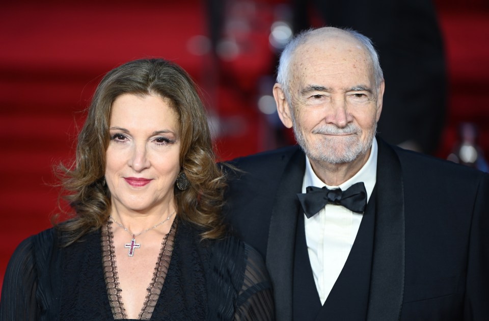 Barbara Broccoli and Michael G. Wilson at the "No Time To Die" premiere.