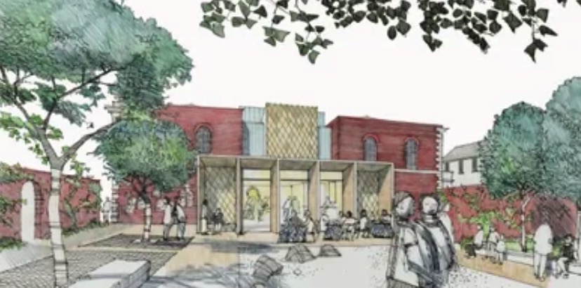 Illustration of the Wiltshire Museum's new home in the Devizes Assize Court.