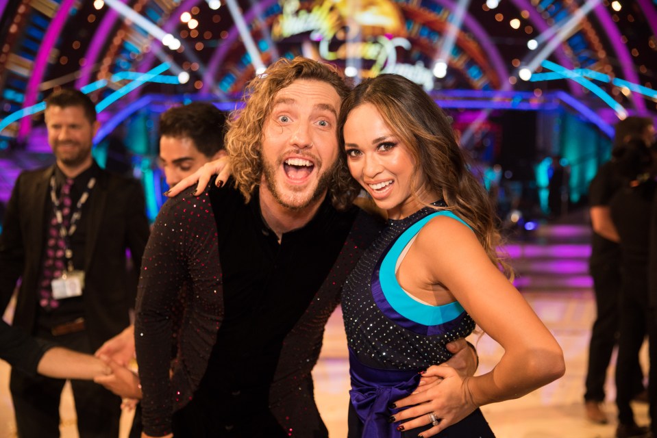 Seann Walsh and Katya Jones from Strictly Come Dancing.