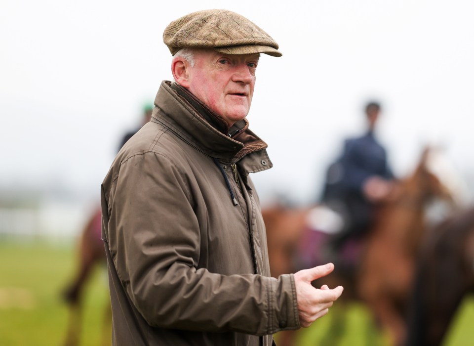 Trainer Willie Mullins at the Cheltenham Racing Festival.