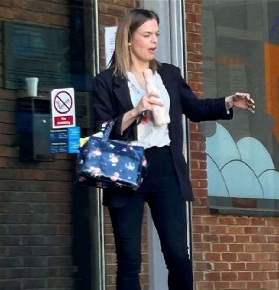 Hayley Berry outside court.