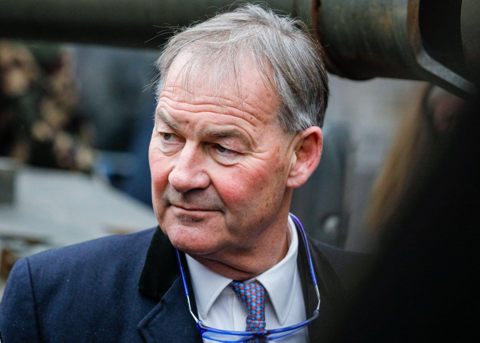 Headshot of Rupert Lower, Reform UK, at a farmer's protest in London.
