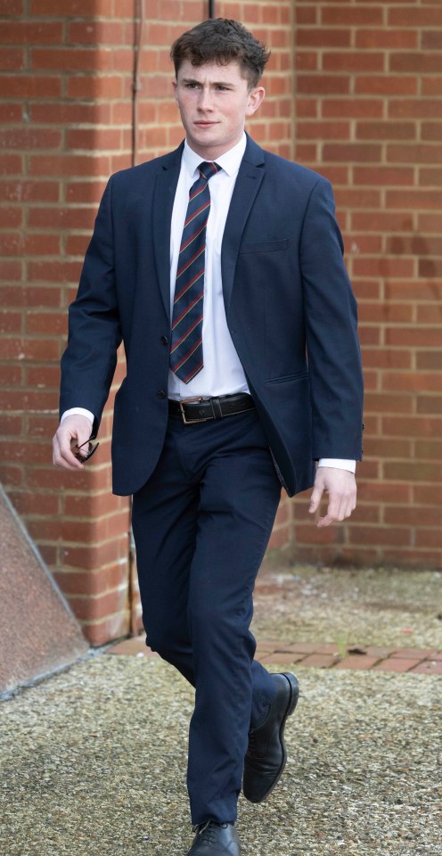 A Royal Air Force engineer appearing in court.