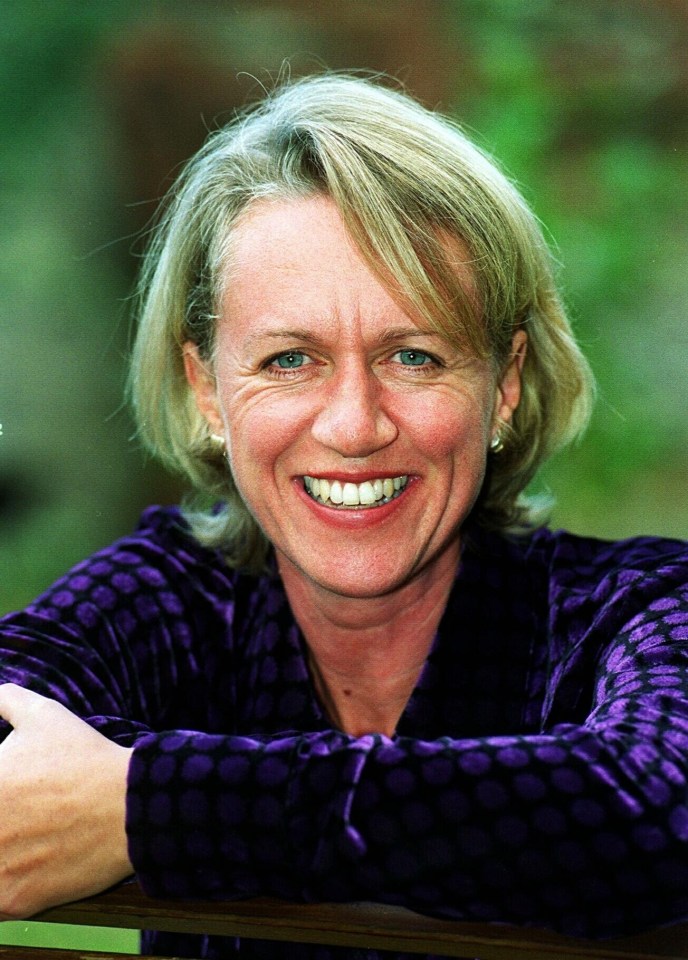 Portrait of Sally Taylor, a BBC South Today presenter with breast cancer.