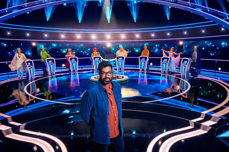 Romesh Ranganathan hosting a Christmas special of The Weakest Link.
