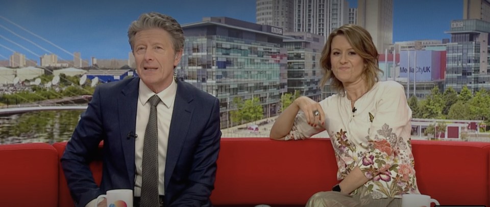 Screenshot of BBC Breakfast television program.