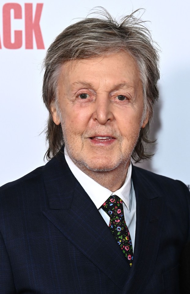 Sir Paul McCartney at the premiere of The Beatles: Get Back documentary.