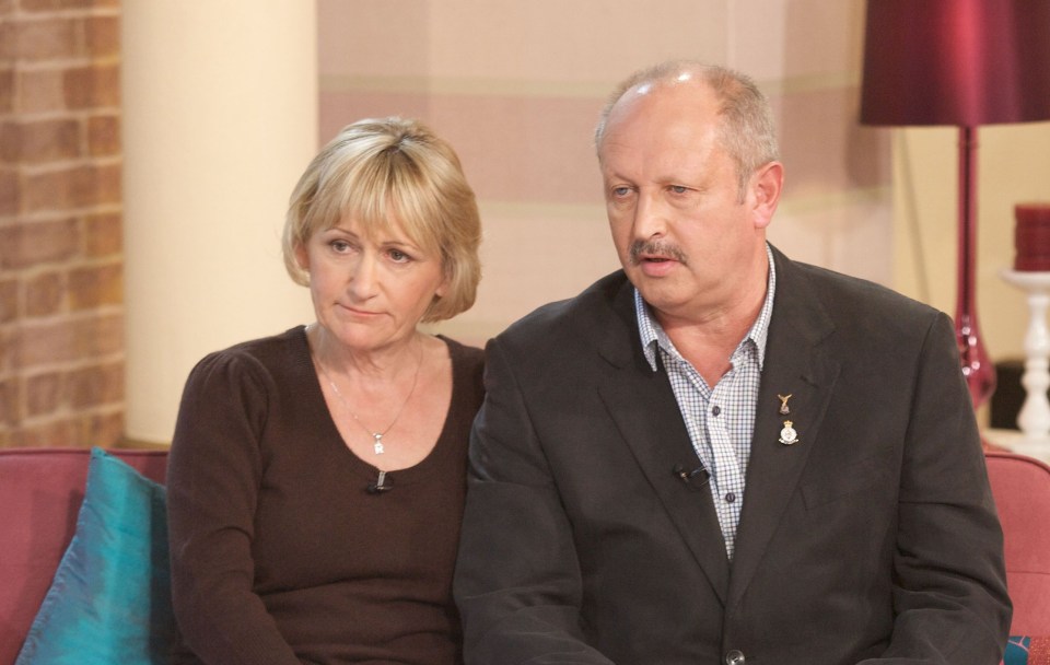 Parents of Rebecca Coriam on a television program discussing her disappearance from a cruise ship.