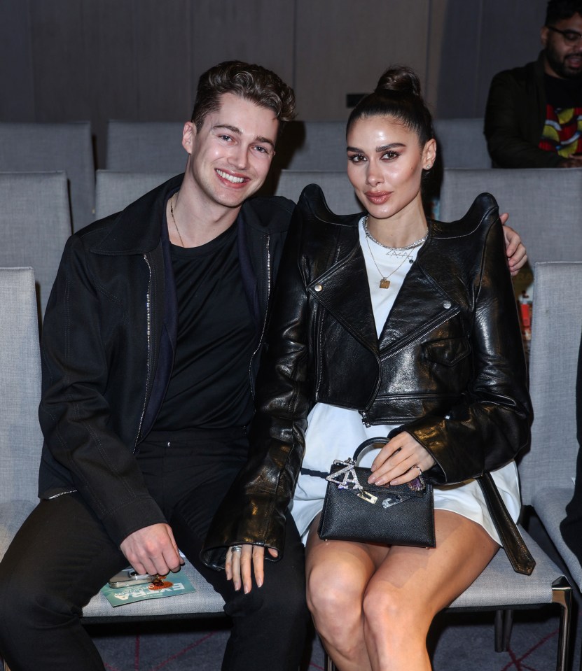 Aj Pritchard and Zara Zoffany at the Helen Anthony London Fashion Week show.
