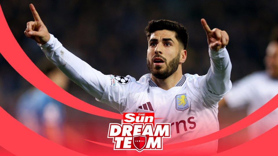 Soccer player celebrating, The Sun Dream Team logo.