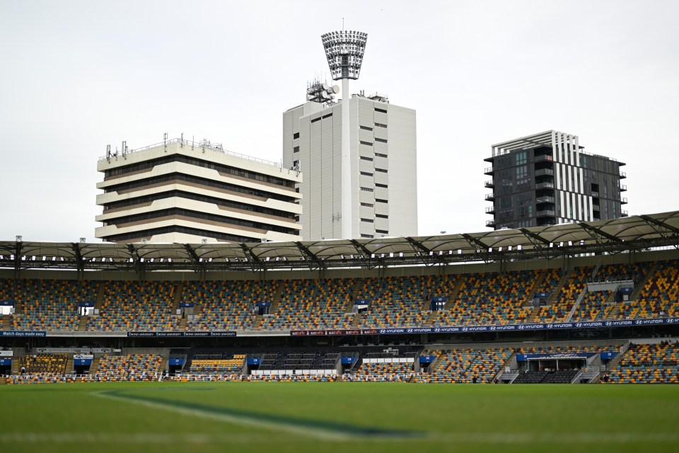 BRISBANE, AUSTRALIA - MARCH 23: A general view is seen ahead of the round two AFL match between Brisbane Lions and West Coast Eagles at The Gabba, on March 23, 2025, in Brisbane, Australia. (Photo by Albert Perez/AFL Photos via Getty Images)
