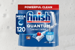 Finish Powerball Quantum dishwasher detergent mega pack (120 tablets).