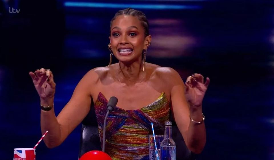 Alesha Dixon on Britain's Got Talent.