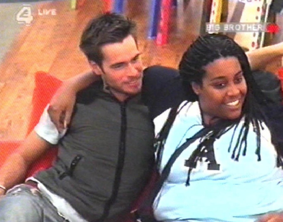 Screenshot from Big Brother 3 showing Alex and Alison.