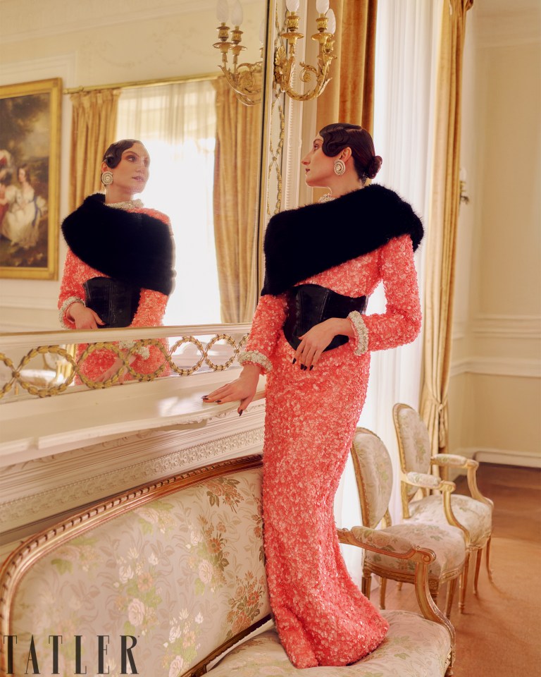 Bessie Carter on the cover of Tatler.