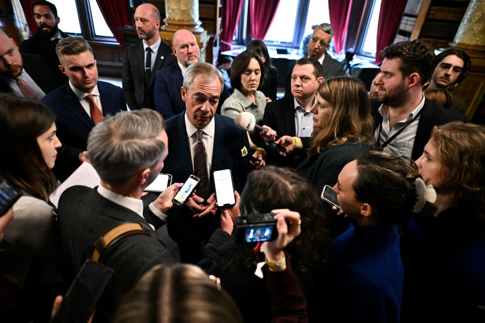 Press conference announcing Reform UK defections.