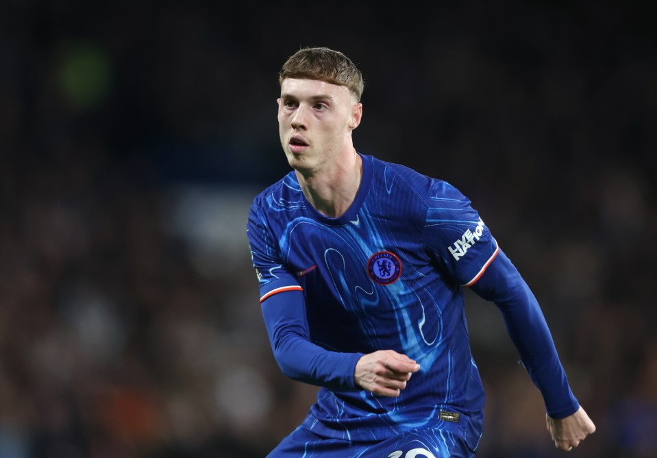 Cole Palmer of Chelsea playing in a Premier League match.