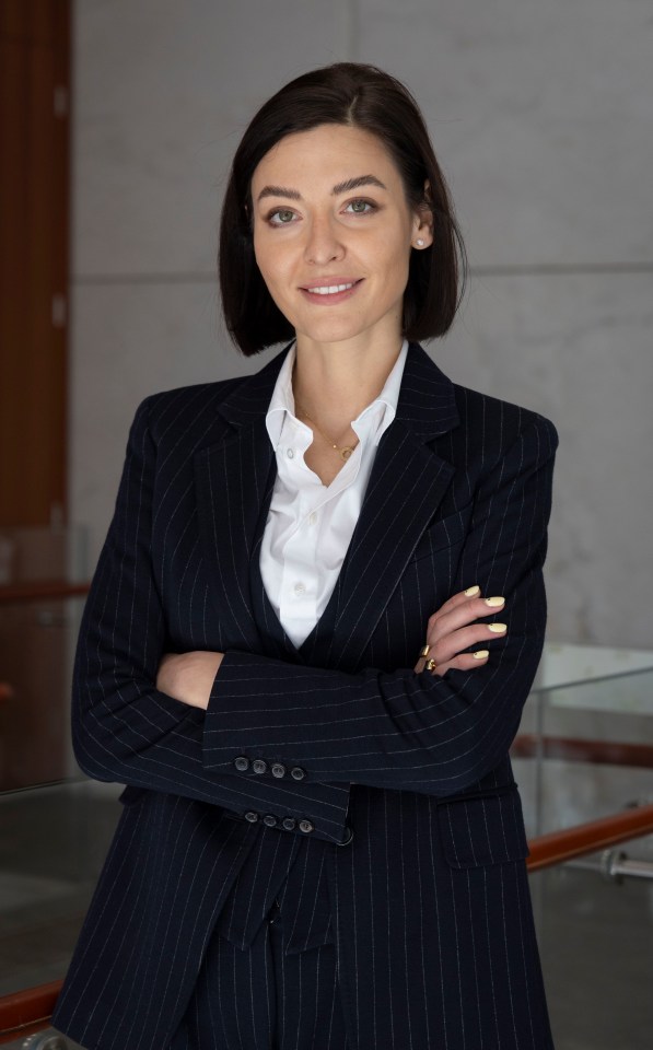 Portrait of Daria Zarivna, Advisor to the Head of the Office of the President of Ukraine.