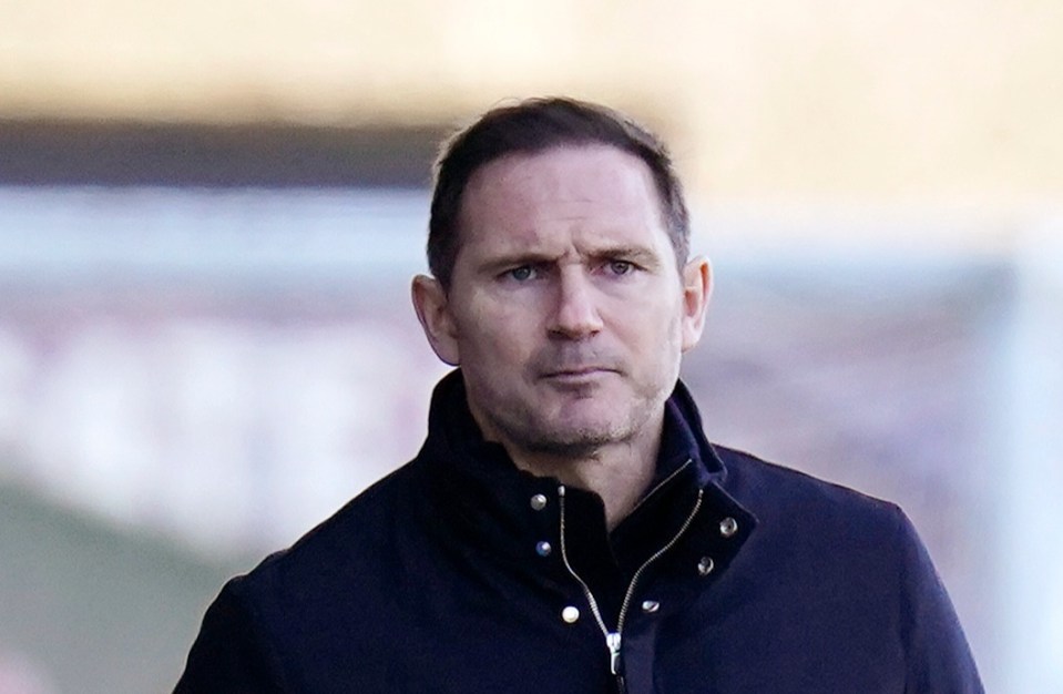 Frank Lampard, Coventry City head coach, on the sidelines.