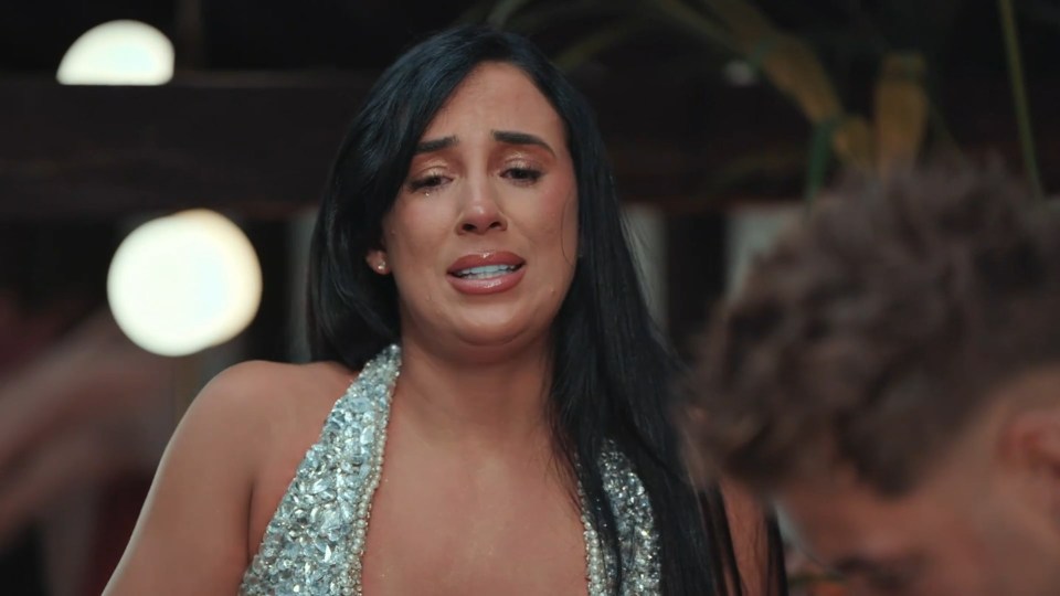 Lacey from Married at First Sight crying.
