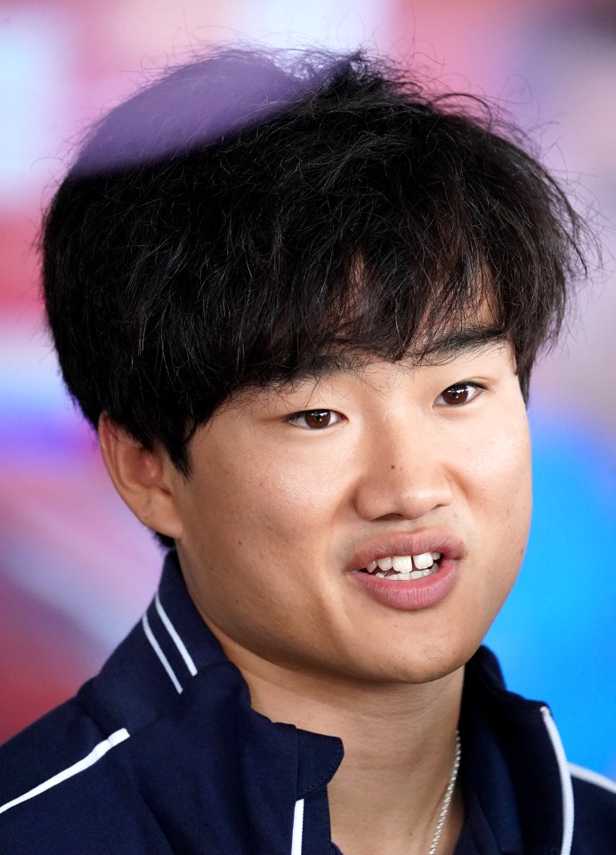 Headshot of Yuki Tsunoda.