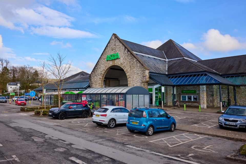 ASDA supermarket in Kendal, Cumbria.