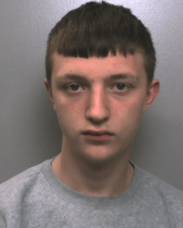 Mugshot of a young man.