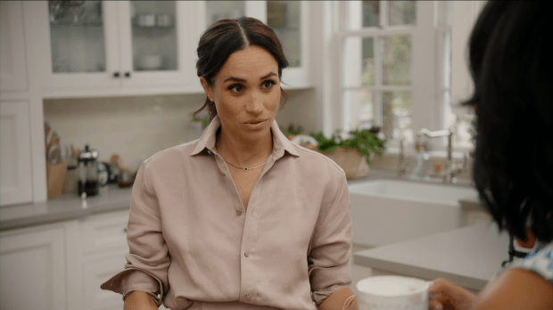 Meghan Markle in conversation.