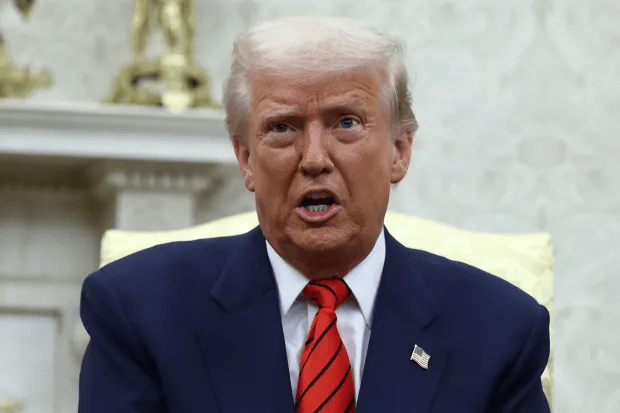 Donald Trump speaking.