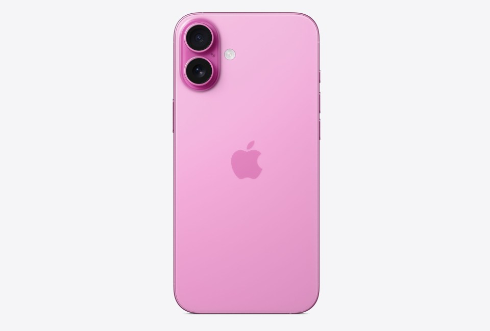 Pink iPhone.