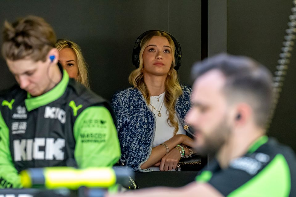 Isabella Bernardini at the Australian Grand Prix practice.