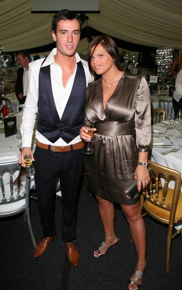 Jade Goody and Jack Tweed at a polo match.