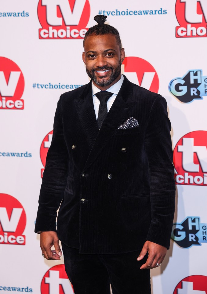 Jb Gill at the TV Choice Awards.