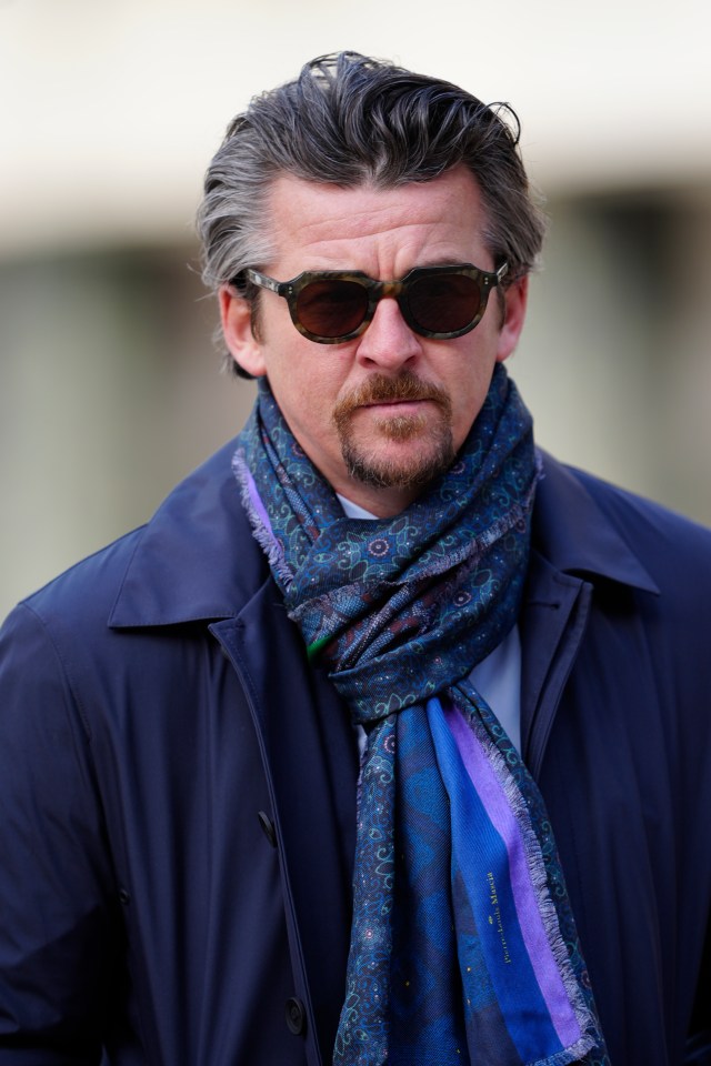 Joey Barton arriving at Liverpool Crown Court.