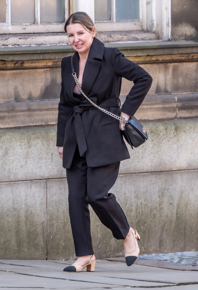 Keri Pegg, former governor of HMP Kirkham, leaving Preston Crown Court.